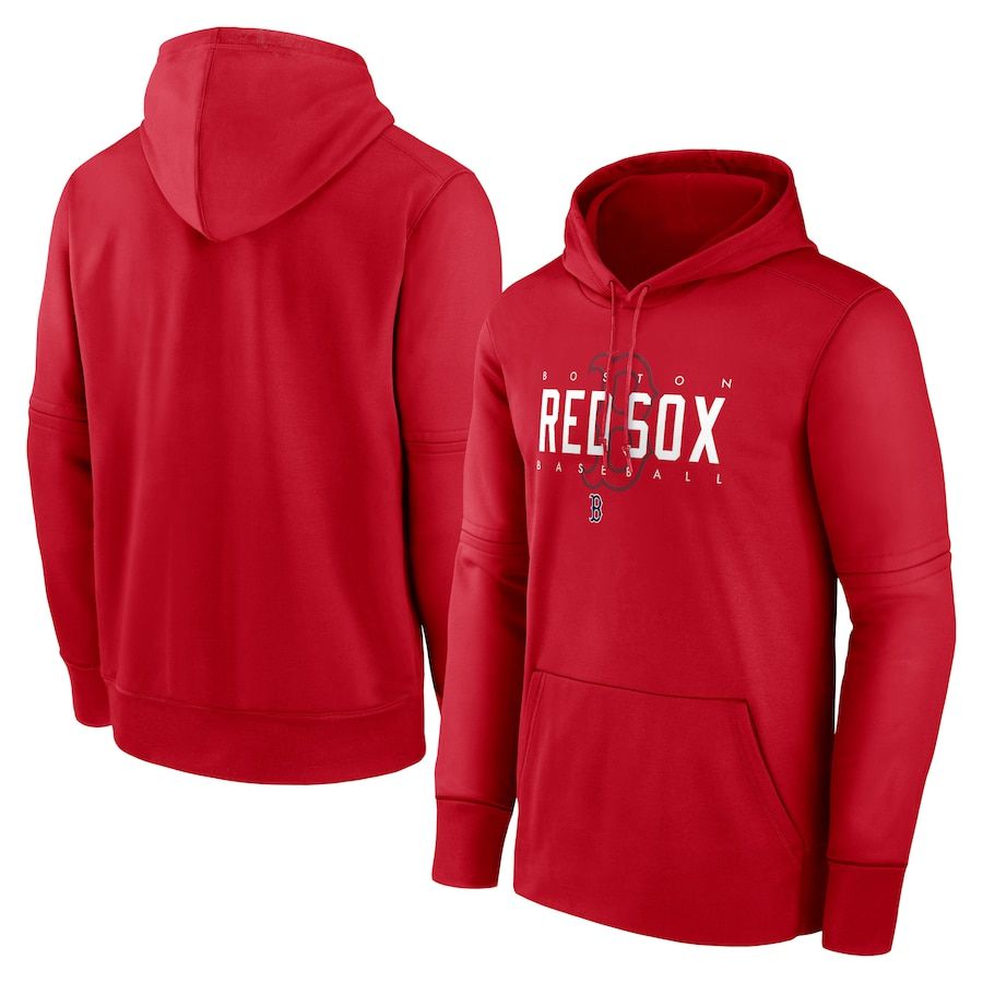 Men 2023 MLB Boston Red Sox red Sweatshirt style 1->milwaukee bucks->NBA Jersey